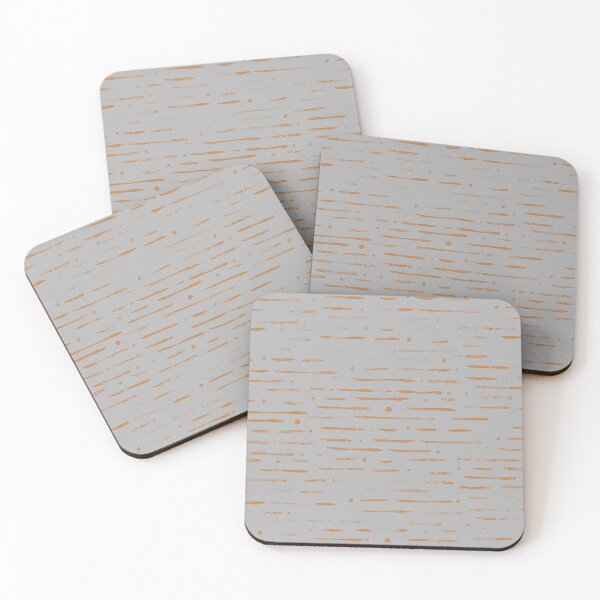 Item preview, Dot-Dash Distressed Pattern - Fog + Rust designed and sold by Irene Estelle.