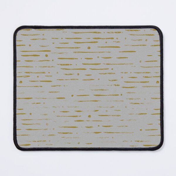 Item preview, Dot-Dash Distressed Pattern - Fog + Ochre designed and sold by Irene Estelle.