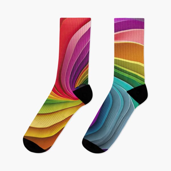 Item preview, Rainbow Spiral: Abstract Colorful Vortex designed and sold by paediilart.