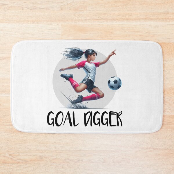 Item preview, Goal Digger - Funny soccer ball - girl soccer player designed and sold by DesignbyJanja.