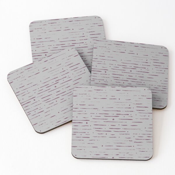 Item preview, Dot-Dash Distressed Pattern - Fog + Beet designed and sold by Irene Estelle.