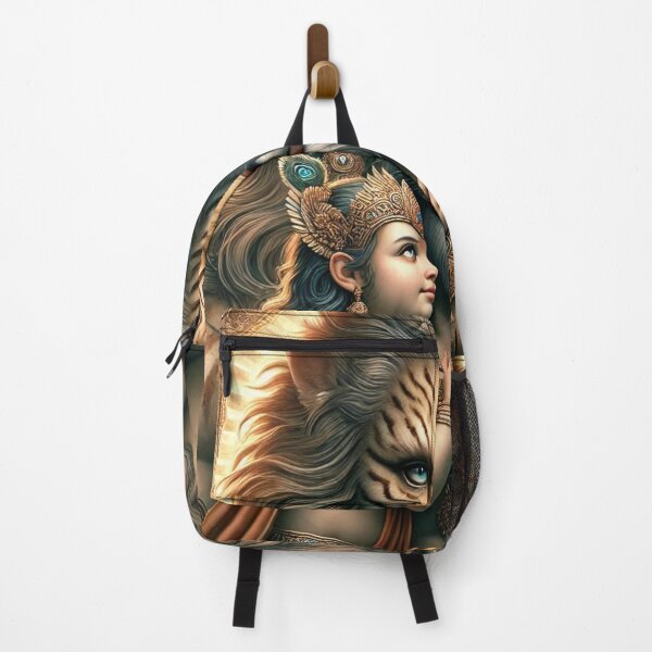 Item preview, Lord Narasimhadeva and Prahlada Design | Fierce Protector & Devotee Art | Hindu Spiritual Illustration designed and sold by raiseyourvibe1.