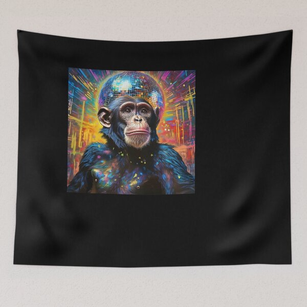 Item preview, Mirrorball Disco Dancing Chimpanzee designed and sold by Boxing Kangaroo Retail Company.