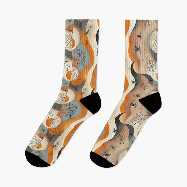 Item preview, Soft Boho Halloween Pattern: Cozy Elegance with a Minimalist Twist designed and sold by DEEPDesignsART.