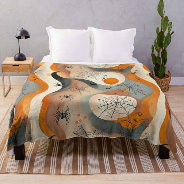 Item preview, Soft Boho Halloween Pattern: Cozy Elegance with a Minimalist Twist designed and sold by DEEPDesignsART.