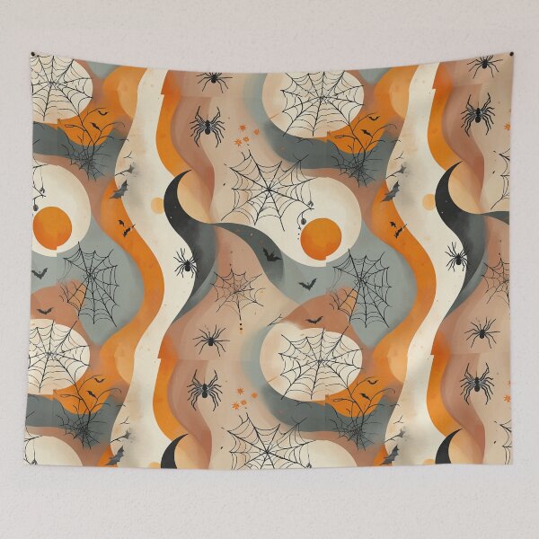 Item preview, Soft Boho Halloween Pattern: Cozy Elegance with a Minimalist Twist designed and sold by DEEPDesignsART.