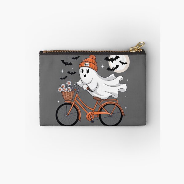 Item preview, Cute ghost riding a bike on Halloween 2 designed and sold by luna--design.