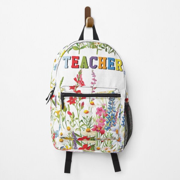 Item preview, teacher with wildflowers, teacher designed and sold by LissethsWorld.