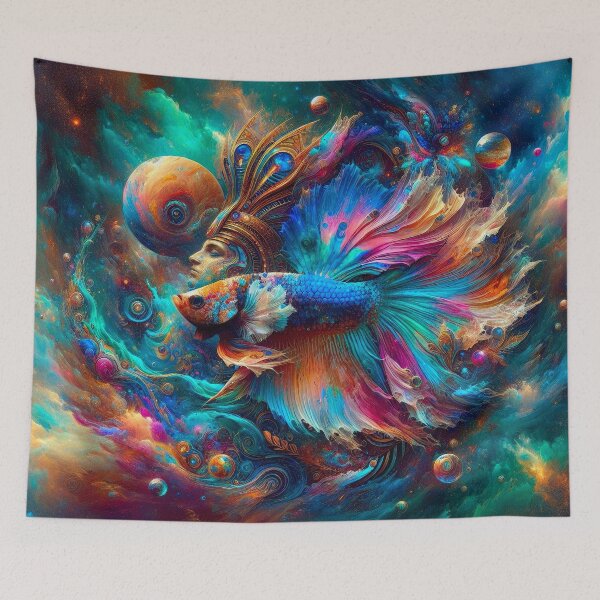 Item preview, Surreal Betta Fish In Space designed and sold by Paul Morse.