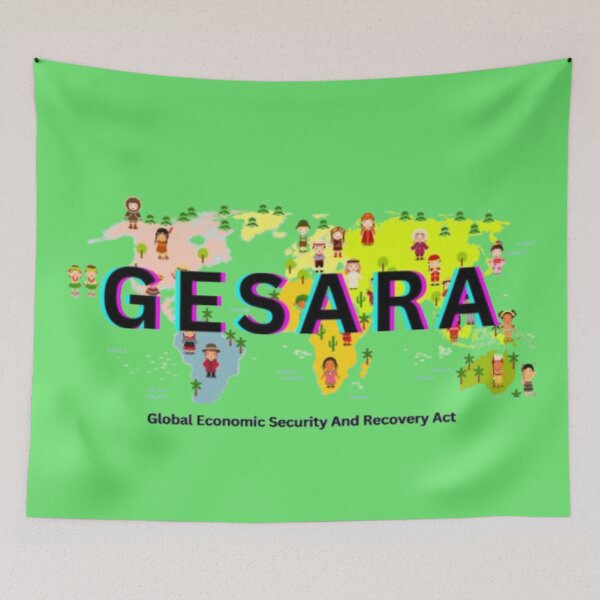 Item preview, Global - GESARA MAP designed and sold by Art With Impact – Statement Art & Apparel for Deep Thinkers.