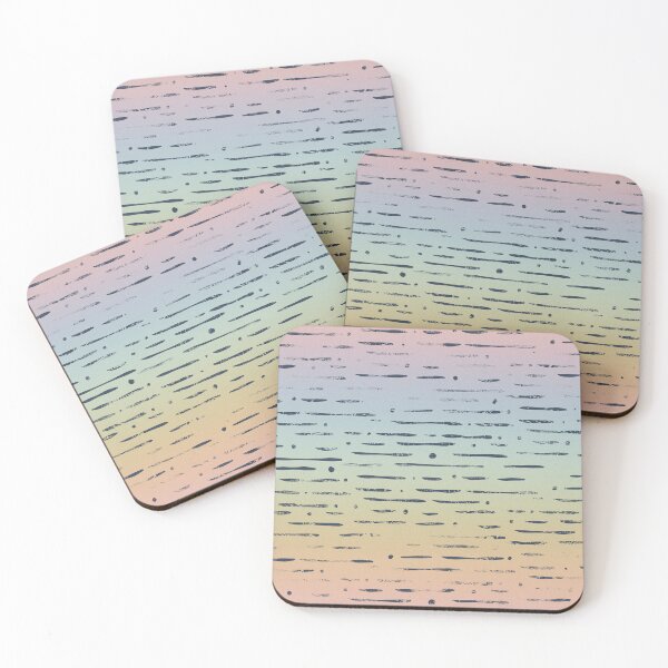 Item preview, Dot-Dash Distressed Pattern - Rainbow Sorbet + Dusk designed and sold by Irene Estelle.