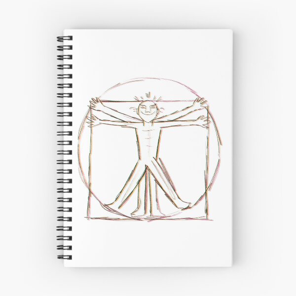 Item preview, Squiggly vitruvian man designed and sold by AleksanderOw.
