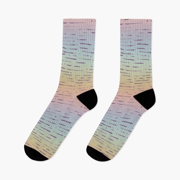 Item preview, Dot-Dash Distressed Pattern - Rainbow Sorbet + Plum designed and sold by Irene Estelle.