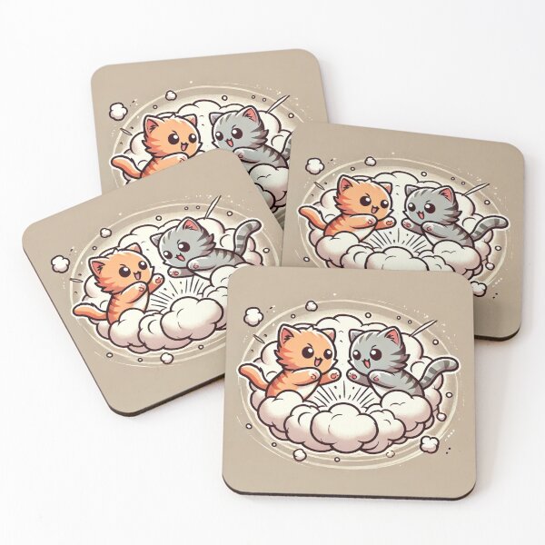 Item preview, Kittens fighting designed and sold by DreamKanvas.