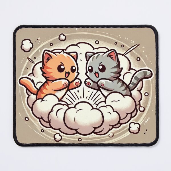 Item preview, Kittens fighting designed and sold by DreamKanvas.