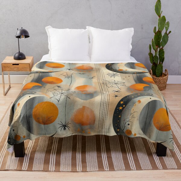 Item preview, Boho Halloween Pattern: Cozy Elegance with a Minimalist Twist designed and sold by DEEPDesignsART.