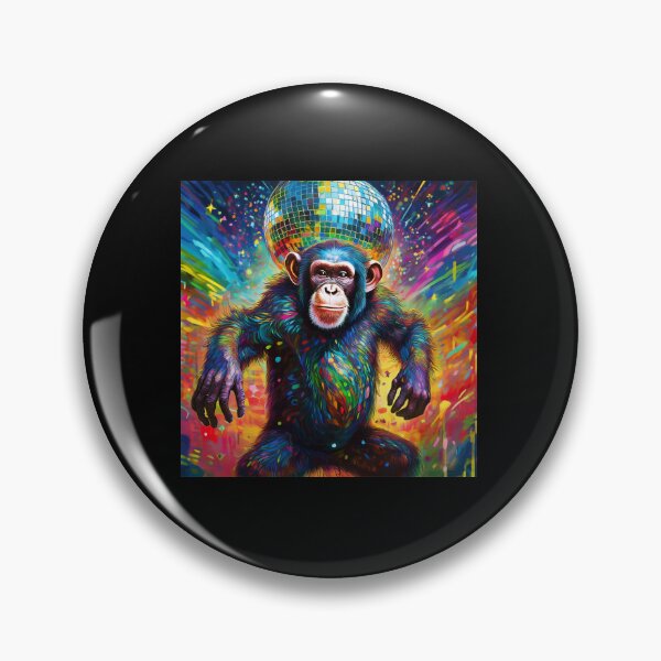 Artikelvorschau, Spiegelkugel Disco Tanzender Schimpanse entworfen und verkauft von Boxing Kangaroo Retail Company.