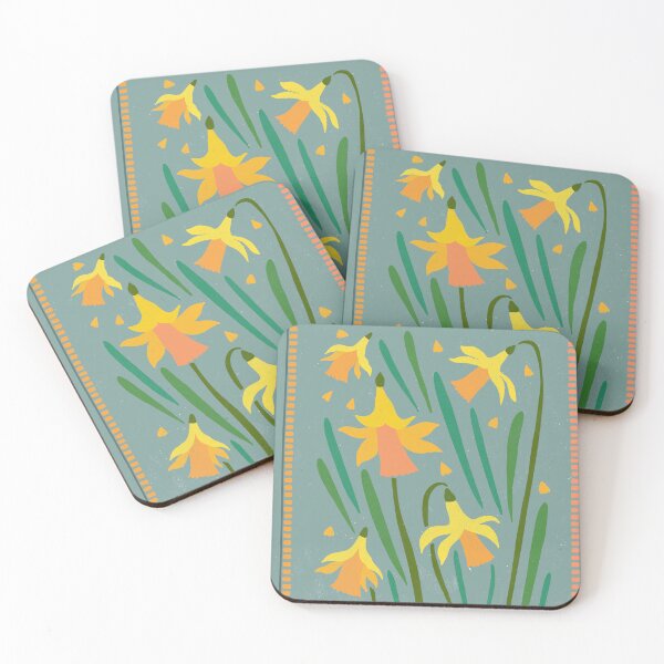 Item preview, Colorful Daffodils Botanical Illustration designed and sold by Pixie  Lopi.