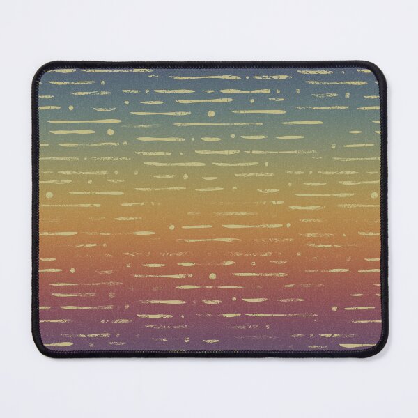 Item preview, Dot-Dash Distressed Pattern - Rainbow Sunset + Gold designed and sold by Irene Estelle.