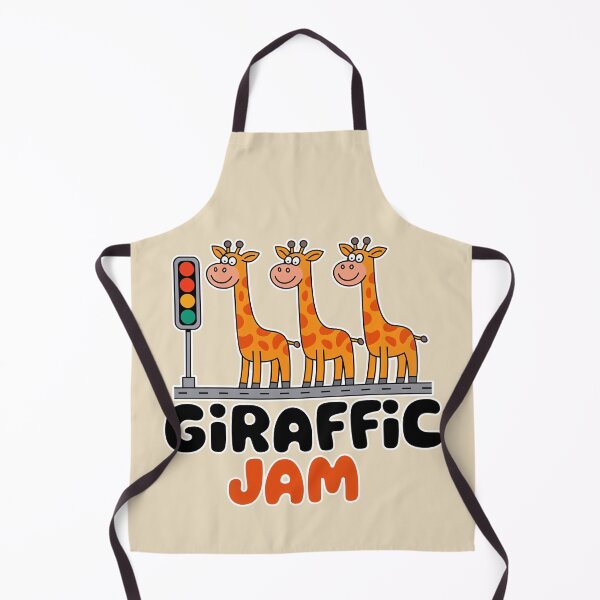 Item preview, Giraffic Jam Funny Giraffe Traffic Light Cartoon Design designed and sold by Witsprings.