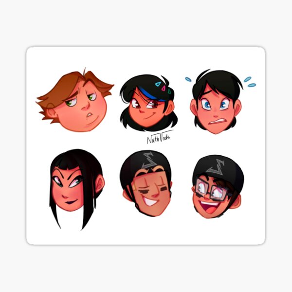 Item preview, Cabezas de humor designed and sold by nathvods.