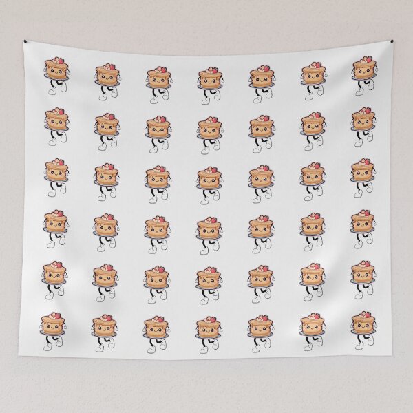 Item preview, Kawaii Pancake Cartoon Funny Design designed and sold by Modern-Tropical.