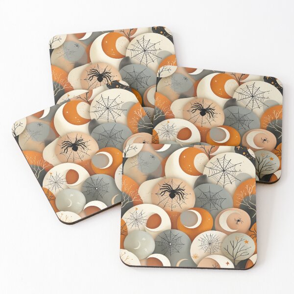 Item preview, Boho Halloween Pattern: Cozy Elegance with a Minimalist Twist designed and sold by DEEPDesignsART.