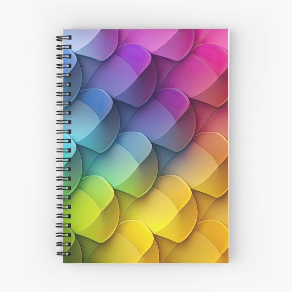 Item preview, Abstract Color Petals: Rainbow Gradient Layers designed and sold by paediilart.