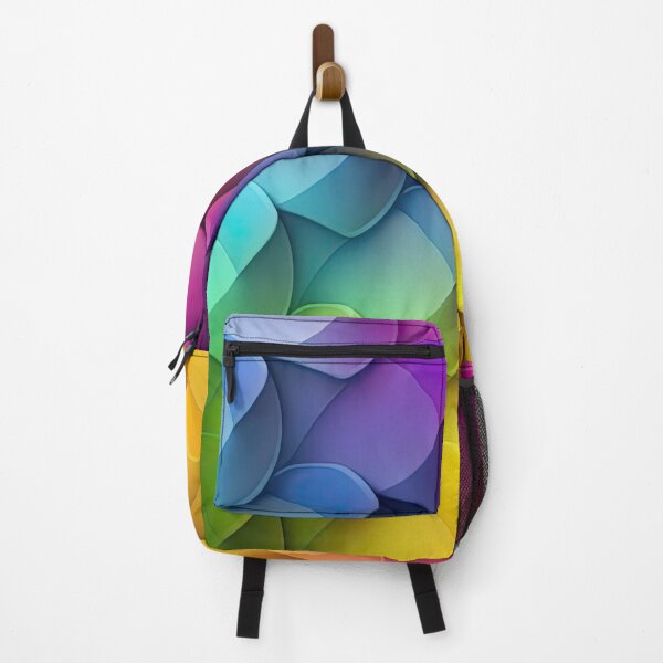 Item preview, Abstract Color Petals: Rainbow Gradient Layers designed and sold by paediilart.