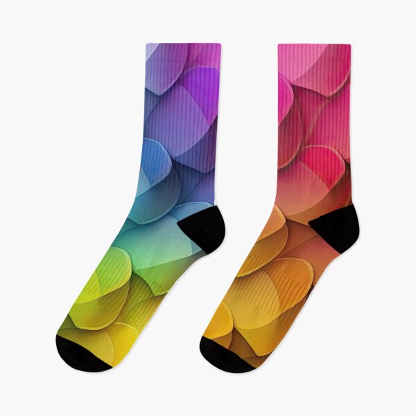 Item preview, Abstract Color Petals: Rainbow Gradient Layers designed and sold by paediilart.
