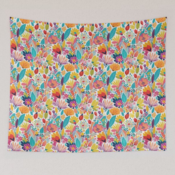 Item preview, Vibrant Flowers Pattern designed and sold by BlueStarG8.