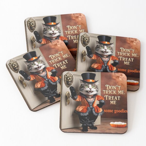 Item preview, Trick or treat Halloween cat  designed and sold by Khala.