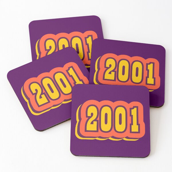 Item preview, 2001 Retro Typography, Vintage Birth Year Style designed and sold by ArtNoveltee.