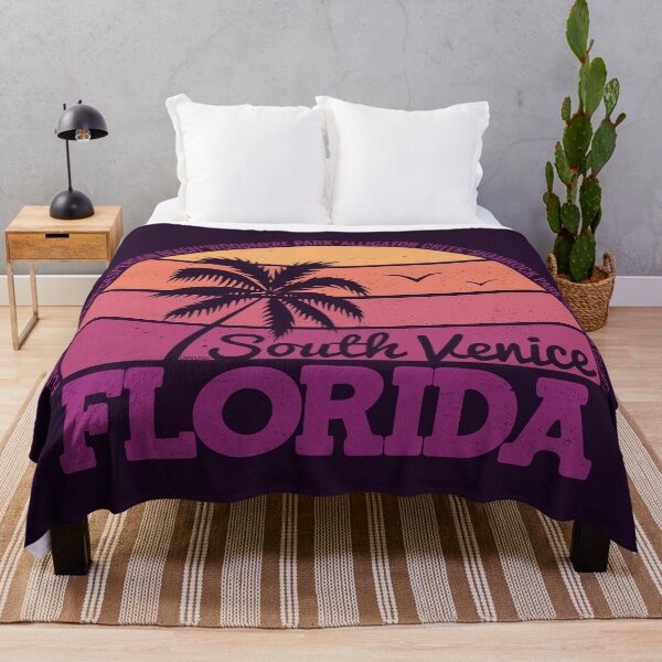 Item preview, South Venice Florida Sunset Retro Vintage Local Pride Logo designed and sold by CRHPOD20.
