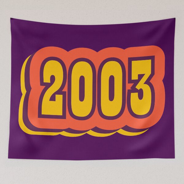 Item preview, 2003 Retro Typography, Vintage Birth Year Style designed and sold by ArtNoveltee.