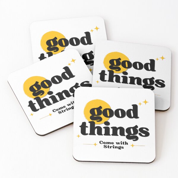 Item preview, Good Things Come with Strings (Light Background) designed and sold by Propeller Cap, LLC.
