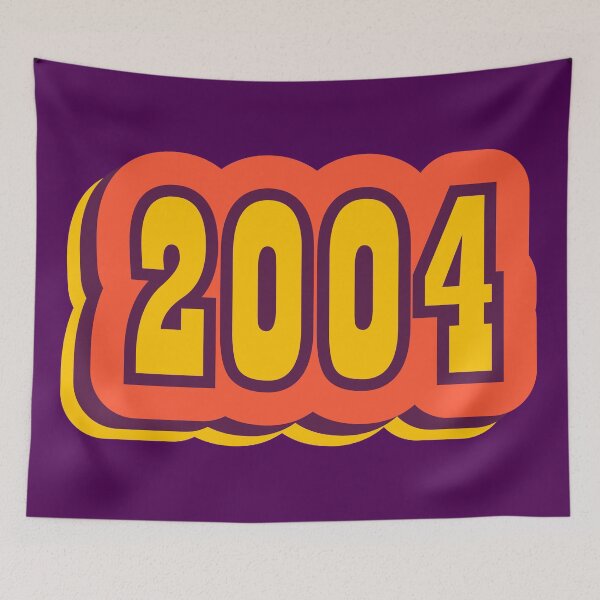 Item preview, 2004 Retro Typography, Vintage Birth Year Style designed and sold by ArtNoveltee.
