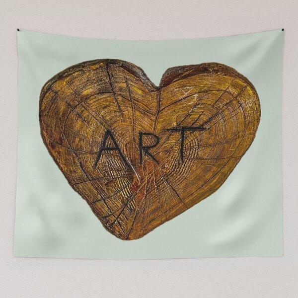 Item preview, Heart , Art , carved wood  designed and sold by aadventures.