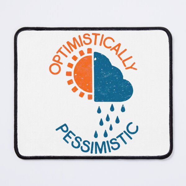 Item preview, Optimistically Pessimistic Graphic Tee designed and sold by StyleSwitch.
