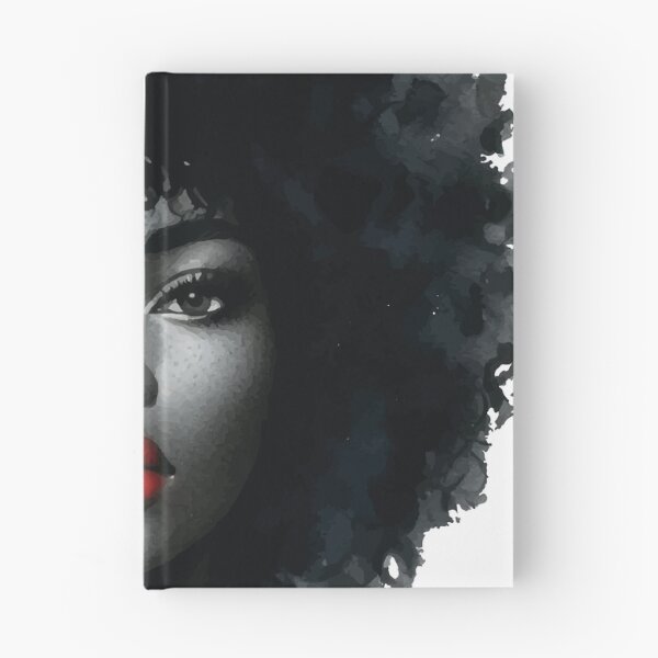 Item preview, Mulher negra cabelo afro, pele negra, boca vermelha designed and sold by GirlaineSQ.