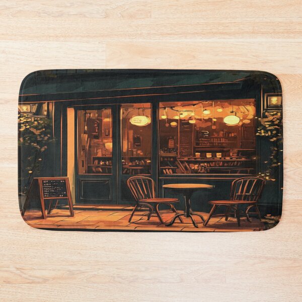 Item preview, Cosy Holidays Art Inspired by Idyllic holiday scenes Cosy City Cafe designed and sold by CDC40.