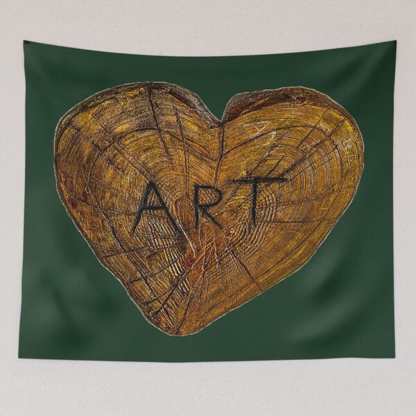Item preview, Heart , Art , carved wood  designed and sold by aadventures.