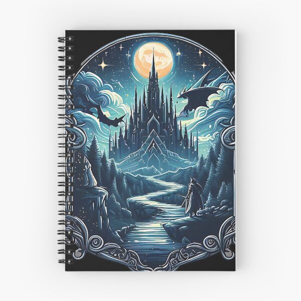 Item preview, Dark Fantasy Castle designed and sold by LvlUpPrints.
