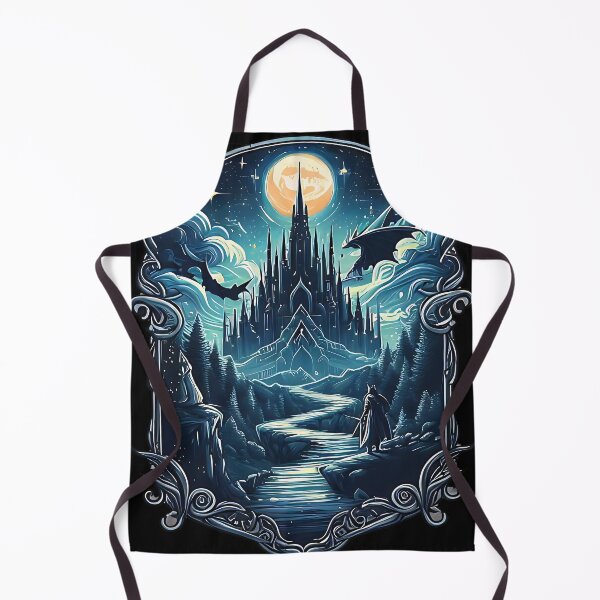 Item preview, Dark Fantasy Castle designed and sold by LvlUpPrints.