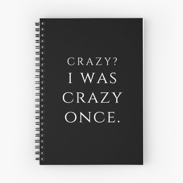 Item preview, Crazy I Was Crazy Once Classic Meme Vine Gifts designed and sold by PientkaArt.