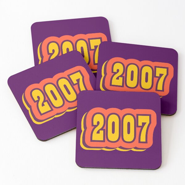 Item preview, 2007 Retro Typography, Vintage Birth Year Style designed and sold by ArtNoveltee.