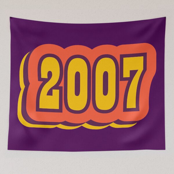 Item preview, 2007 Retro Typography, Vintage Birth Year Style designed and sold by ArtNoveltee.