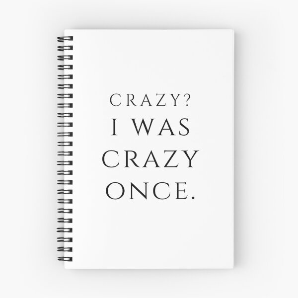 Item preview, Crazy I Was Crazy Once Classic Meme Vine Gifts designed and sold by PientkaArt.