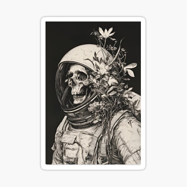 Item preview, “Cool Skeleton Vibes | Spooky Fun Sticker for Halloween and Beyond” designed and sold by creative1726.