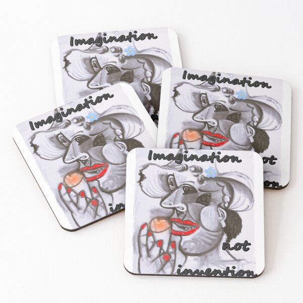 Item preview, Imagination not invention, ugly faces, subtitles, letters designed and sold by NessArtByEwa.